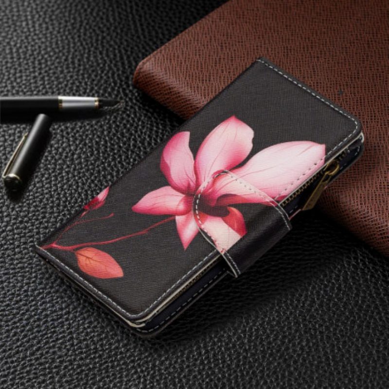 Folio-hoesje voor Xiaomi Mi Note 10 / 10 Pro Bloemzak Met Ritssluiting