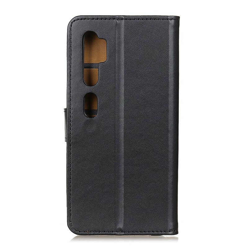 Folio-hoesje voor Xiaomi Mi Note 10 / 10 Pro Effen Kunstleer