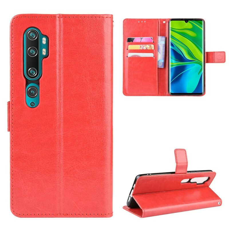 Folio-hoesje voor Xiaomi Mi Note 10 / 10 Pro Flitsend Kunstleer