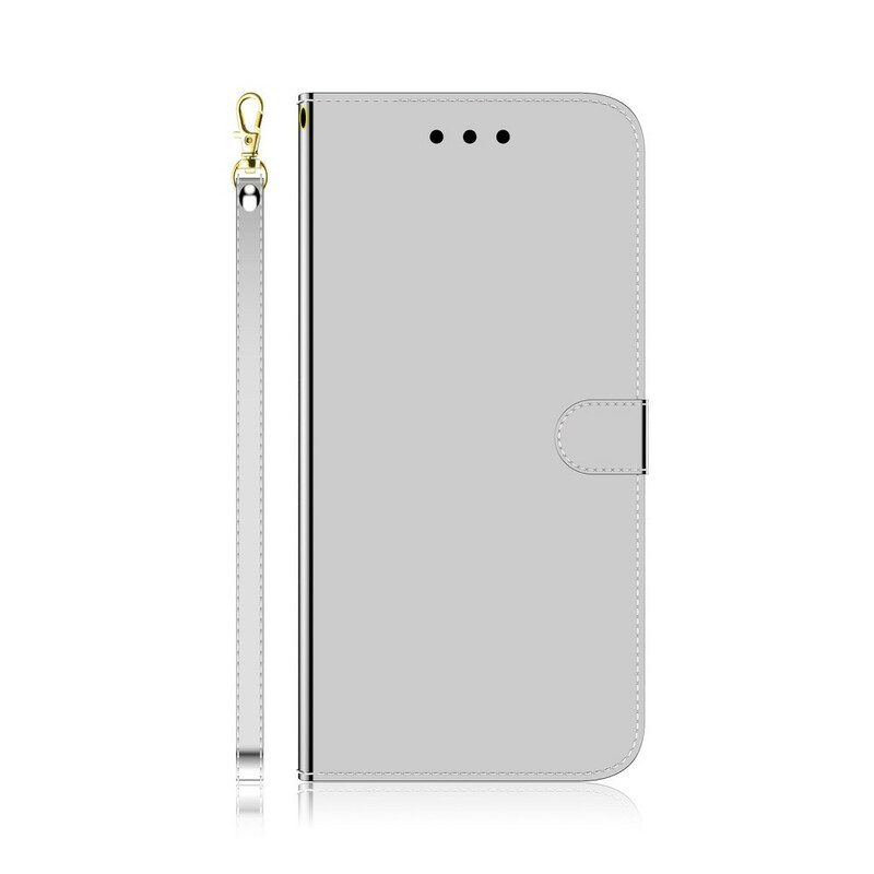 Folio-hoesje voor Xiaomi Mi Note 10 / 10 Pro Spiegelhoes Van Imitatieleer