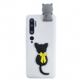 Hoesje voor Xiaomi Mi Note 10 / 10 Pro Charmant 3d Poesje