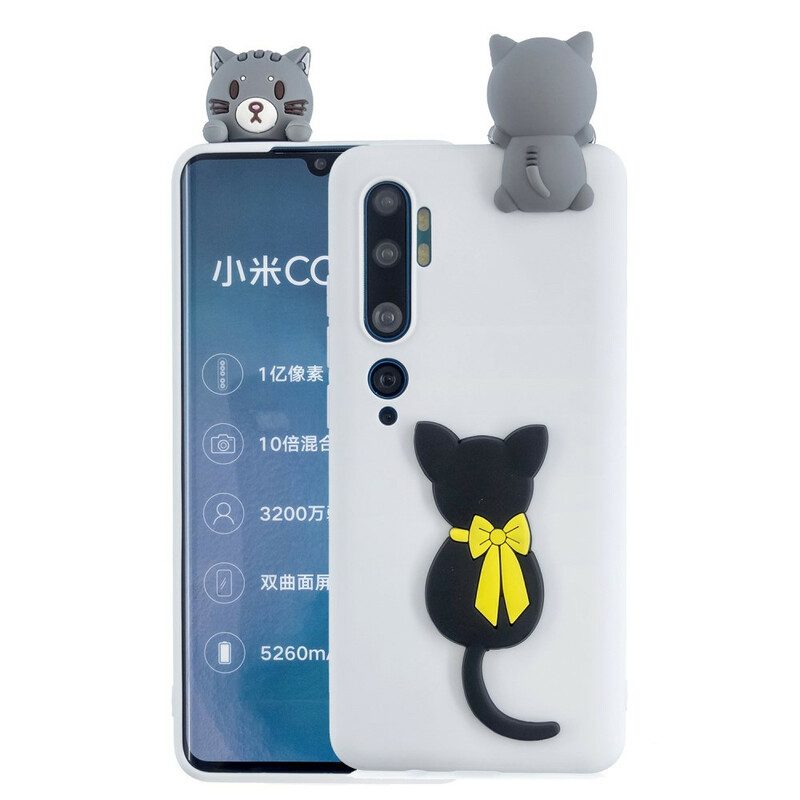 Hoesje voor Xiaomi Mi Note 10 / 10 Pro Charmant 3d Poesje