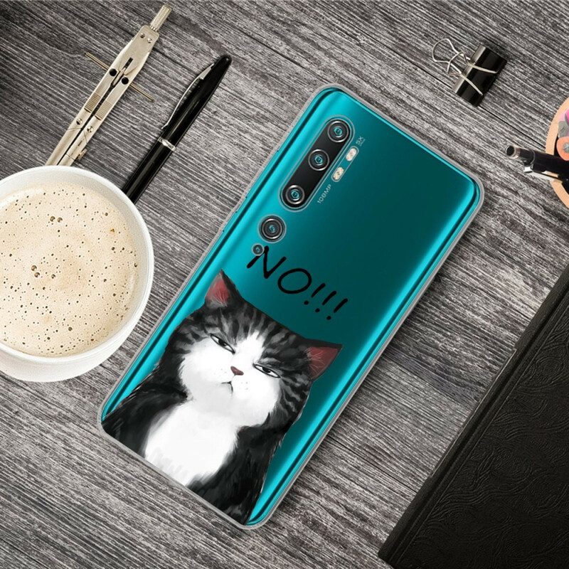 Hoesje voor Xiaomi Mi Note 10 / 10 Pro De Kat Die Nee Zegt