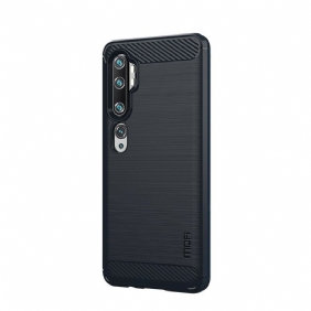 Hoesje voor Xiaomi Mi Note 10 / 10 Pro Mofi Geborsteld Koolstofvezel