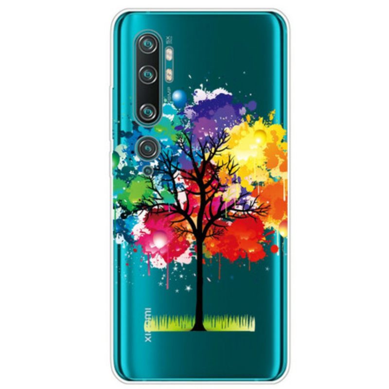 Hoesje voor Xiaomi Mi Note 10 / 10 Pro Naadloze Aquarel Boom