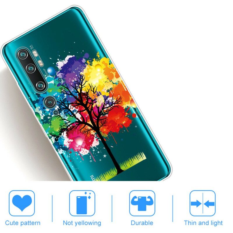 Hoesje voor Xiaomi Mi Note 10 / 10 Pro Naadloze Aquarel Boom