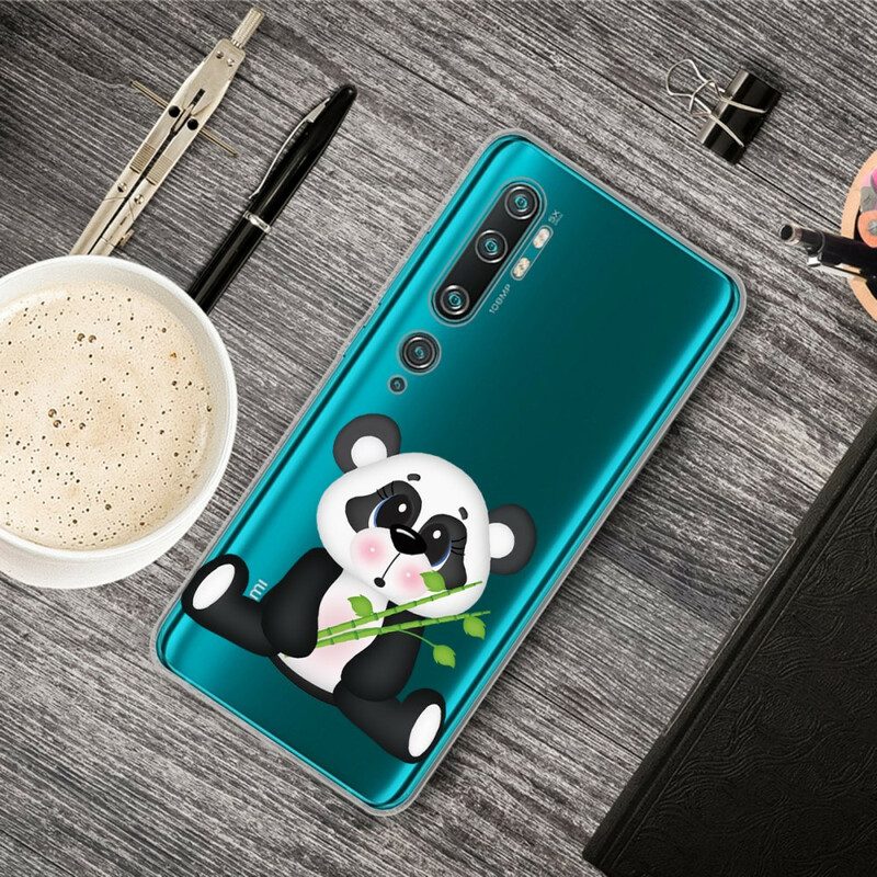 Hoesje voor Xiaomi Mi Note 10 / 10 Pro Naadloze Trieste Panda