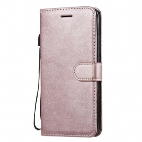 Leren Hoesje voor Xiaomi Mi Note 10 / 10 Pro Met Ketting Leren Stijl Met Bandjes