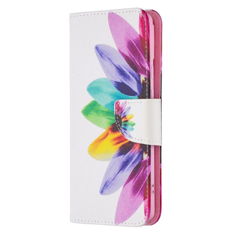 Bescherming Hoesje voor Google Pixel 6 Folio-hoesje Waterverf Bloem