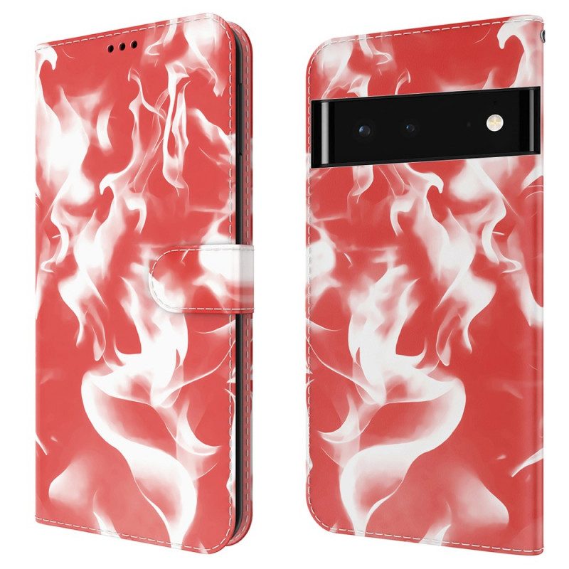 Flip Case voor Google Pixel 6 Abstract Patroon