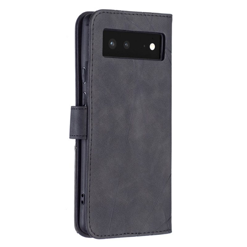 Flip Case voor Google Pixel 6 Binfen-kleurendriehoeken