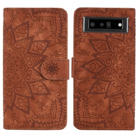 Folio-hoesje voor Google Pixel 6 Barok-mandala