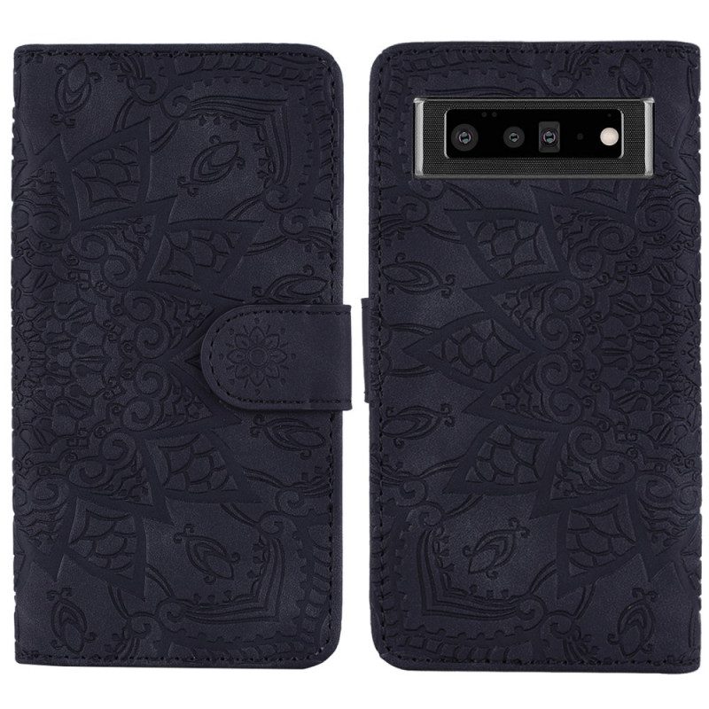 Folio-hoesje voor Google Pixel 6 Barok-mandala