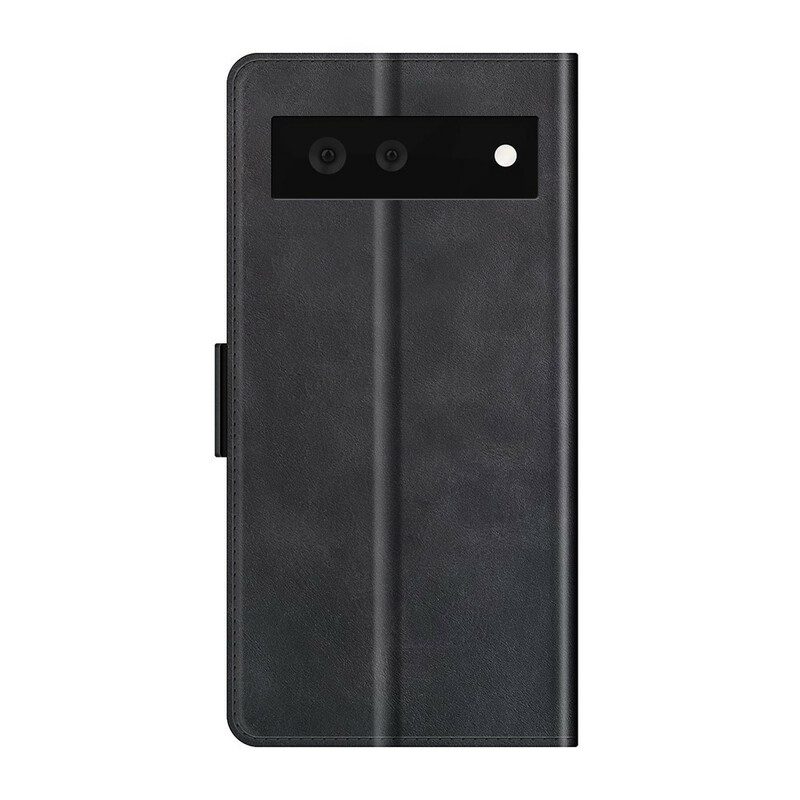 Folio-hoesje voor Google Pixel 6 Flip Case Klassieke Dubbele Klep