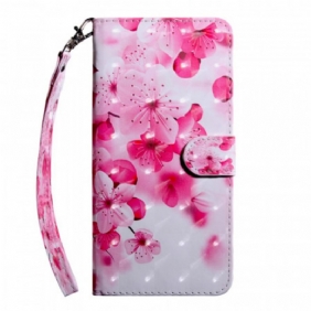 Folio-hoesje voor Google Pixel 6 Roze Bloemen