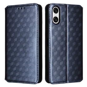 Folio-hoesje Sony Xperia 10 Vi 3d Diamanten