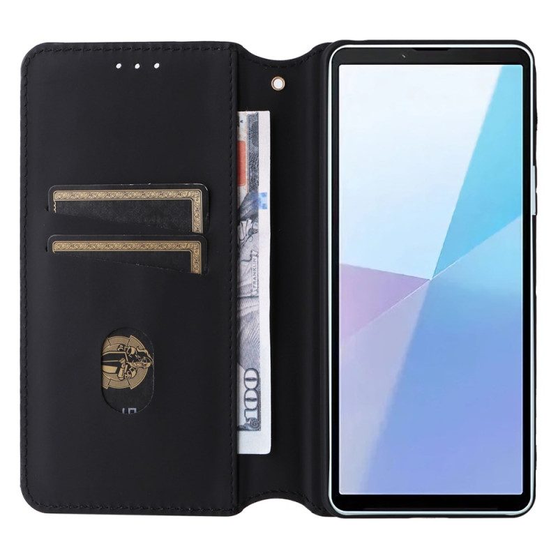 Folio-hoesje Sony Xperia 10 Vi 3d Diamanten