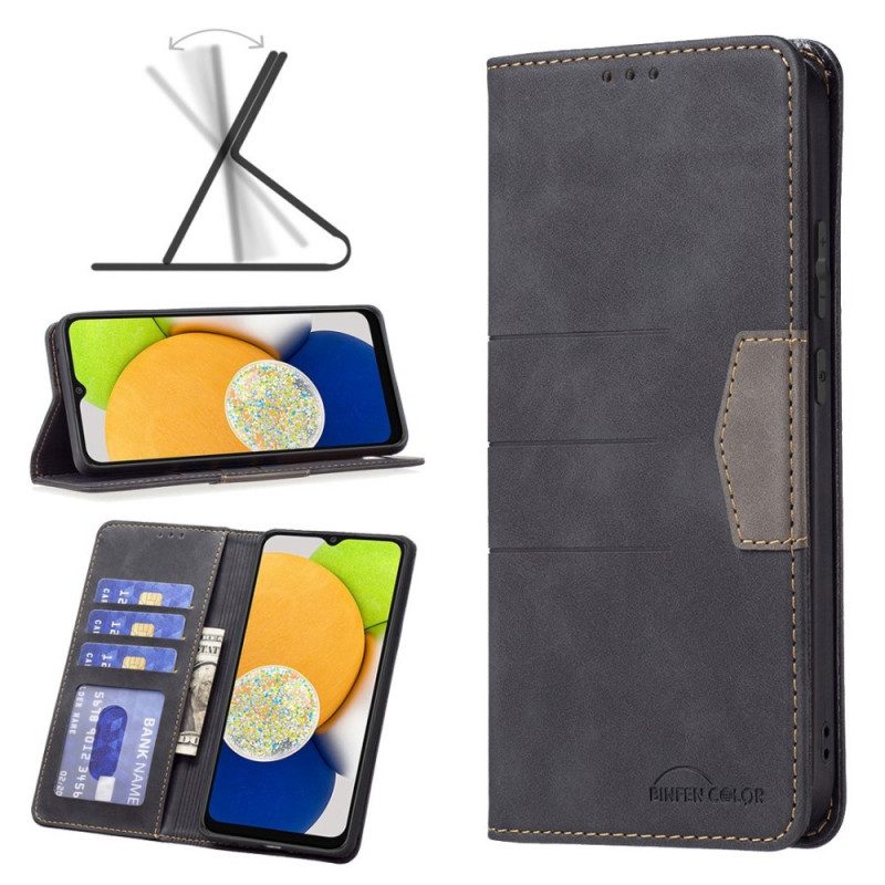 Bescherming Hoesje voor Samsung Galaxy M23 5G Folio-hoesje Binfen-kleur