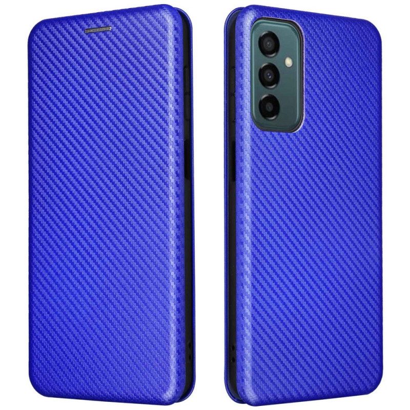 Bescherming Hoesje voor Samsung Galaxy M23 5G Folio-hoesje Koolstofvezel