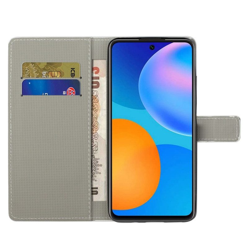 Flip Case voor Samsung Galaxy M23 5G Ik Hou Van Parijs