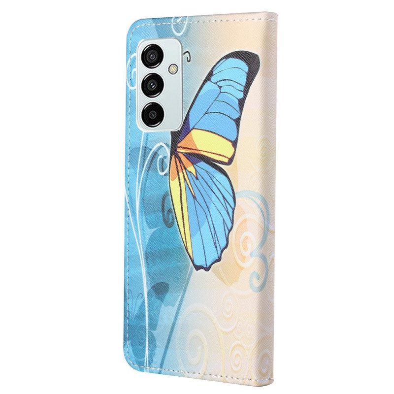 Flip Case voor Samsung Galaxy M23 5G Koninklijke Vlinder