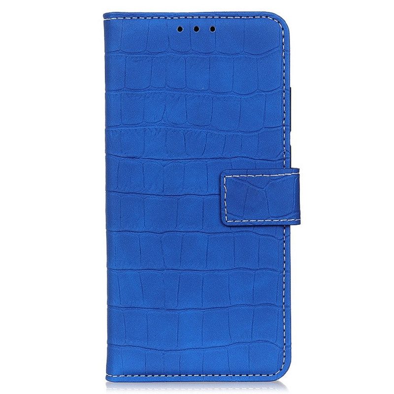 Flip Case voor Samsung Galaxy M23 5G Krokodillenhuidstijl