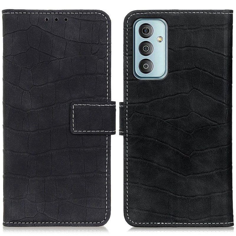 Flip Case voor Samsung Galaxy M23 5G Krokodillenhuidstijl