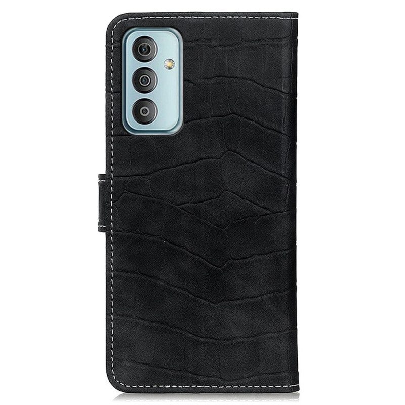 Flip Case voor Samsung Galaxy M23 5G Krokodillenhuidstijl