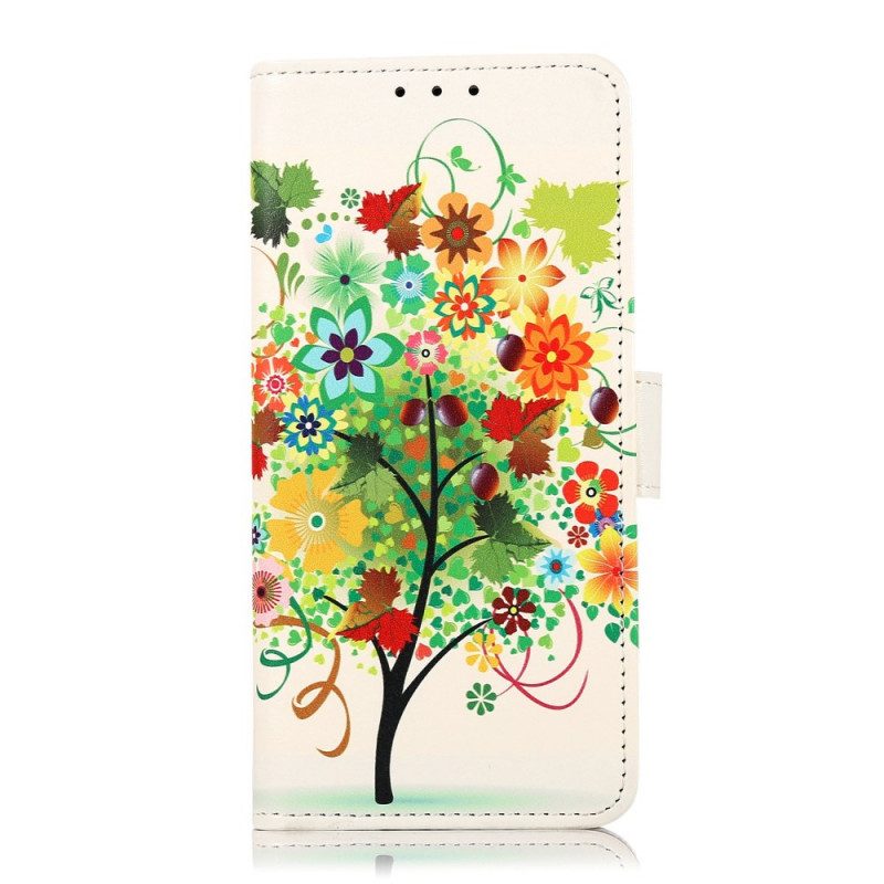 Folio-hoesje voor Samsung Galaxy M23 5G Bloeiende Boom