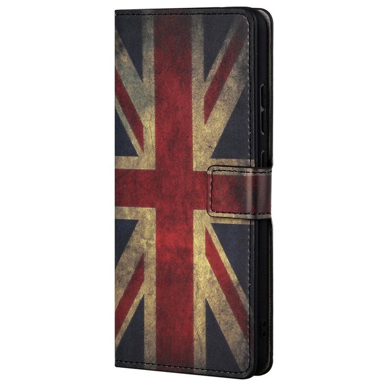 Folio-hoesje voor Samsung Galaxy M23 5G Engelse Vlag