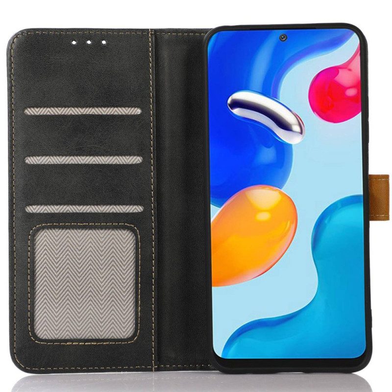 Folio-hoesje voor Samsung Galaxy M23 5G Geweven Band