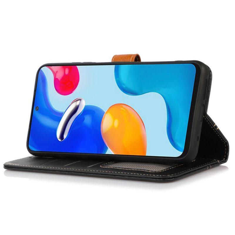 Folio-hoesje voor Samsung Galaxy M23 5G Geweven Band