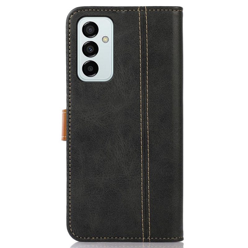 Folio-hoesje voor Samsung Galaxy M23 5G Geweven Band