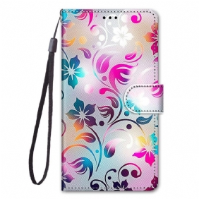 Folio-hoesje voor Samsung Galaxy M23 5G Grafisch Met Lanyard