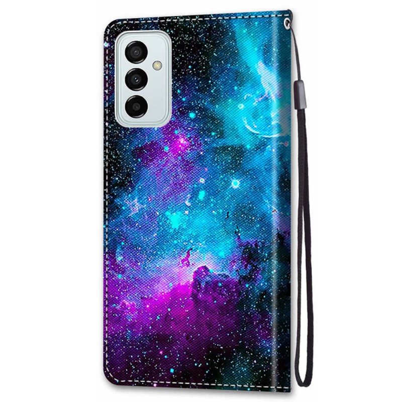 Folio-hoesje voor Samsung Galaxy M23 5G Kosmische Hemel