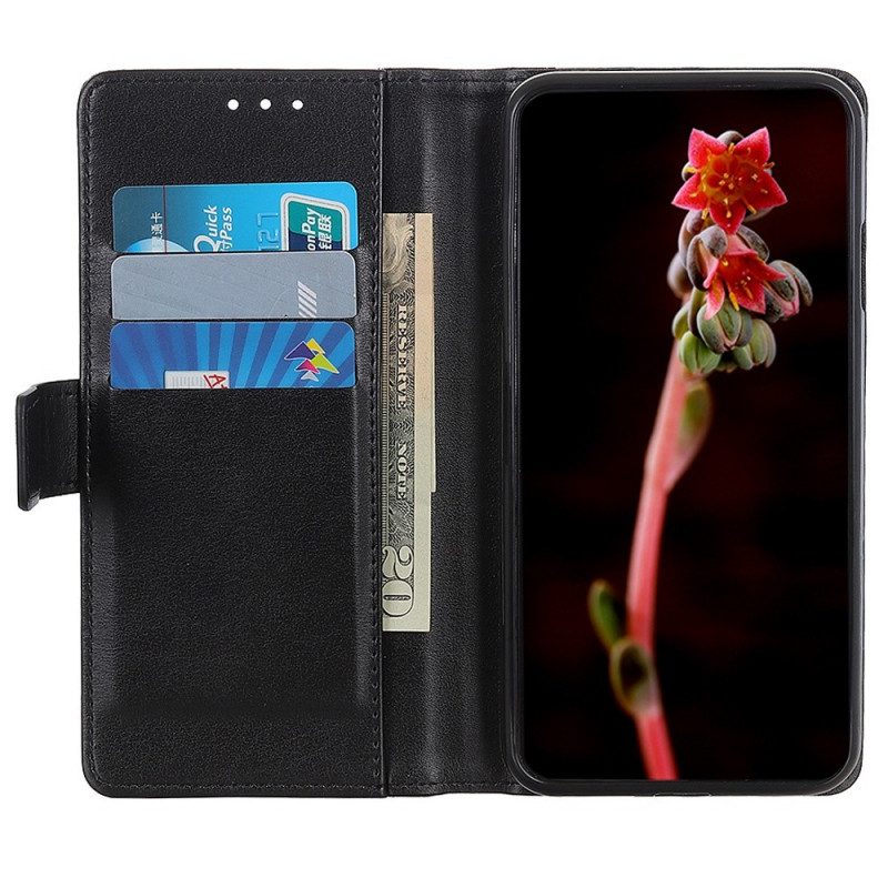 Folio-hoesje voor Samsung Galaxy M23 5G Leren Styling