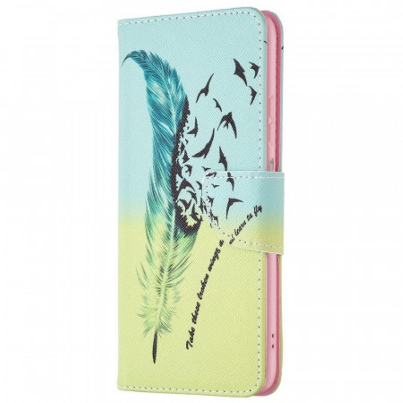 Folio-hoesje voor Samsung Galaxy M23 5G Leren Vliegen