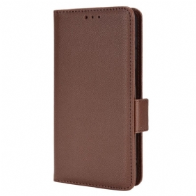 Folio-hoesje voor Samsung Galaxy M23 5G Lychee Lederen Stijl