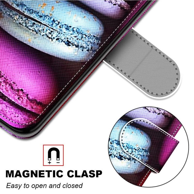 Folio-hoesje voor Samsung Galaxy M23 5G Macarons