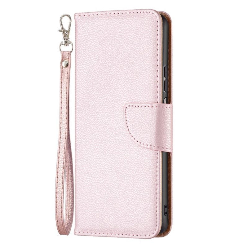 Folio-hoesje voor Samsung Galaxy M23 5G Met Ketting Schuine Riemsluiting