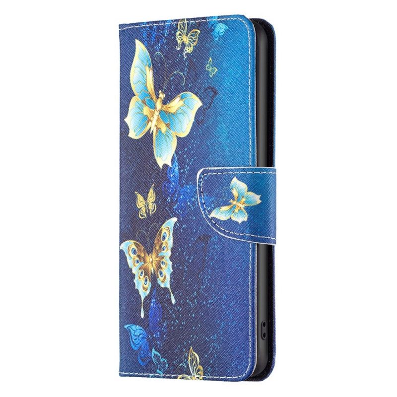 Folio-hoesje voor Samsung Galaxy M23 5G Mooie Vlinders