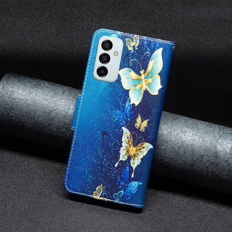 Folio-hoesje voor Samsung Galaxy M23 5G Mooie Vlinders