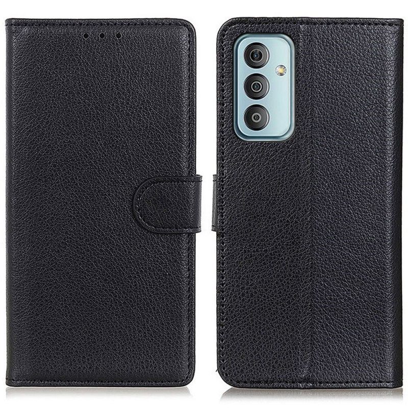 Folio-hoesje voor Samsung Galaxy M23 5G Traditionele Leerstijl