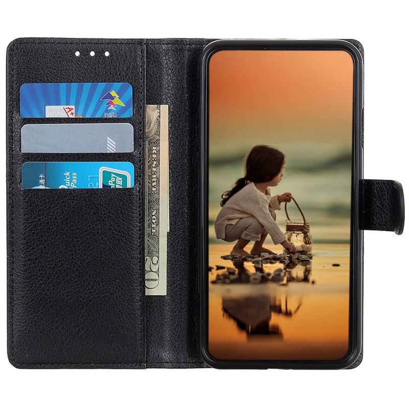 Folio-hoesje voor Samsung Galaxy M23 5G Traditionele Leerstijl