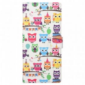 Folio-hoesje voor Samsung Galaxy M23 5G Uil Stam