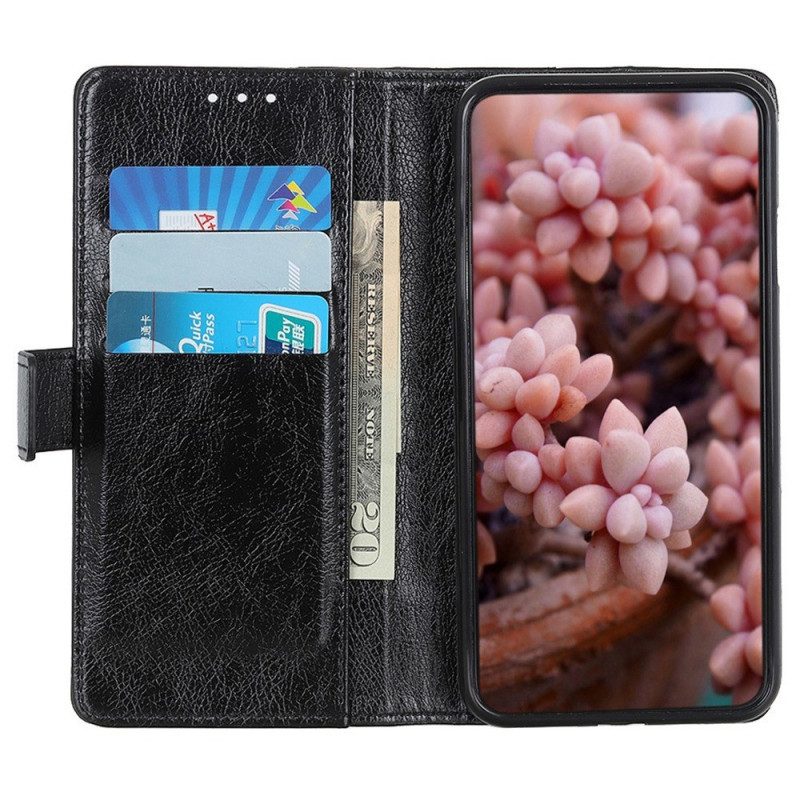 Folio-hoesje voor Samsung Galaxy M23 5G Vintage Nappaleer