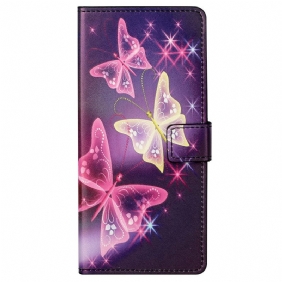 Folio-hoesje voor Samsung Galaxy M23 5G Vlinders Vlinders