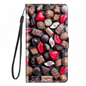 Leren Hoesje voor Samsung Galaxy M23 5G Chocolade