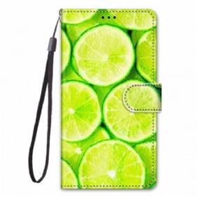 Leren Hoesje voor Samsung Galaxy M23 5G Limoenen