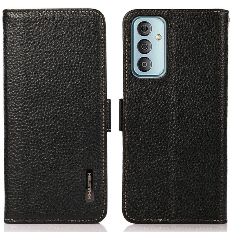 Leren Hoesje voor Samsung Galaxy M23 5G Lychee Leer Khazneh Rfid